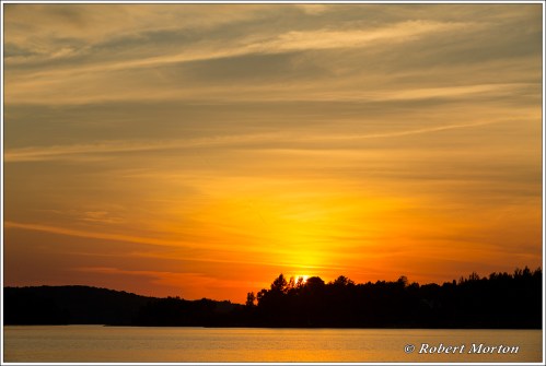 Sunset Sky Lake Nosbonsing